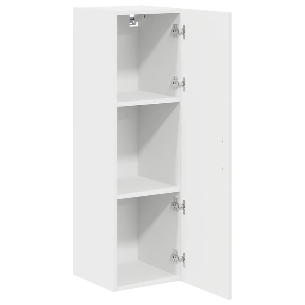 Küchenschrank Kalmar Weiß Holzwerkstoff 30 x 31 x 100 cm Innenbereich Stauraum Schrank mit geräumigem Design für Küche und Aufbewahrung von Kochutensilien