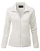 Doublju Women's Long Sleeve Full-Zip Poly Fleece Thermal Basic Jacket