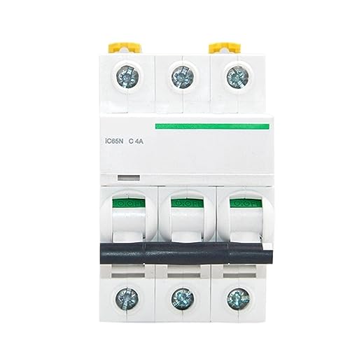 Disyuntor Acti9 tipo C para proteger motores y circuitos trifásicos de 4A