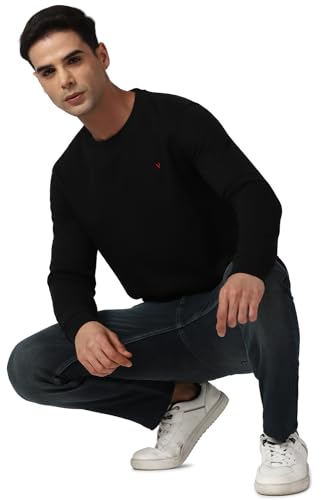 Image of Van Heusen Men Round Neck Cotton Sweatshirt