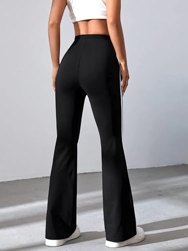 Image of ALYNE Women's Trouser Pants for Women Stretchy Straight Leg Elastic Waist /Regular Fit Trouser Pant for Regular Casual Wear