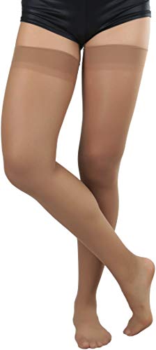 Image of ToBeInStyle Women's Sheer Seamless Nylon Contrasting Backseam Stocking