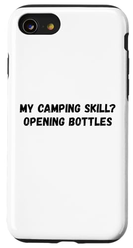 My Camping Skill �I�[�v�j���O �{�g�� �A�E�g�h�A �X�}�z�P�[�X iPhone SE (2020) / 7 / 8 �p