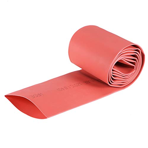 Gaine thermorétractable 40 mm uxcell 2:1 protège câble rouge