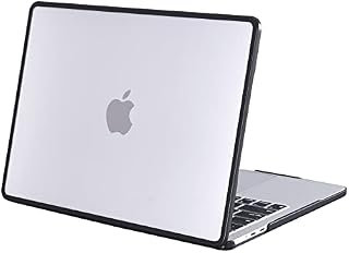 BlueSwan Case compatible for Macbook Air 13.6 inch M2 A2681, Released in 2022, Anti-rupture Soft TPU Frame + Ultra-thin PC Matte Anti-fingerprint Protective Cover - Frosted Clear