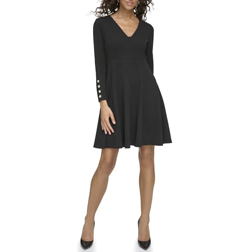 Image of Tommy Hilfiger Women's Scuba Crepe Structured Dress