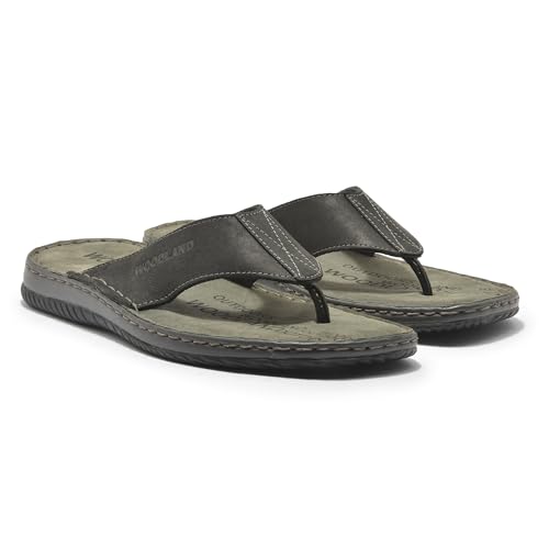 Image of Woodland Men's Leather Slippers