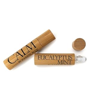 Calm Essential Oil Roller & Eucalyptus Peppermint Essential Oil, Essential Oil Blends, Breathe Essential Oil Blend, Aromatherapy Self Care Products for Women by Soulistic Root