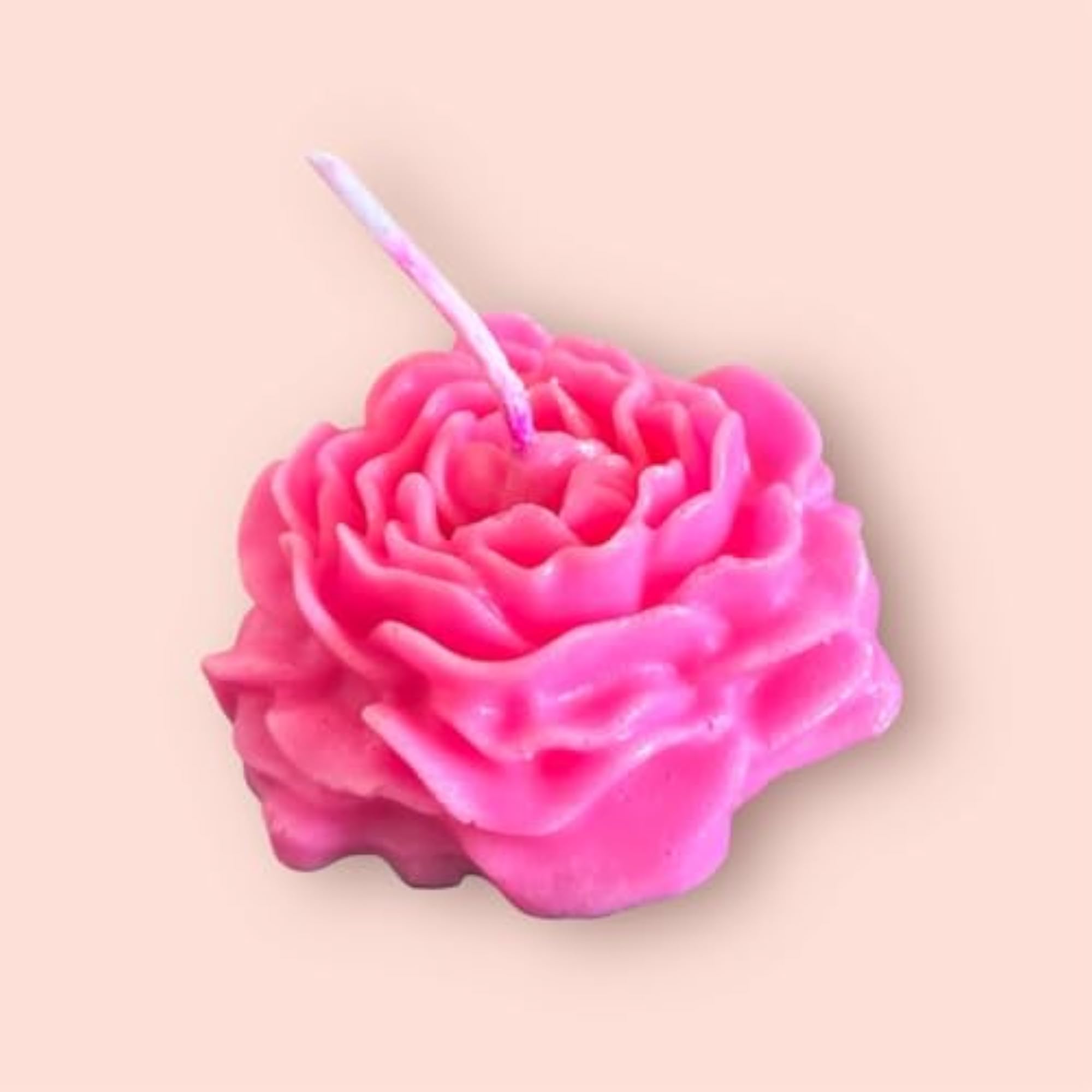 Rose Flower Shaped Candle, Decorative Wax Gift