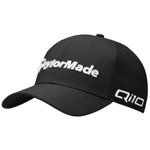 TaylorMade Golf Sombrero Tour Radar Gorro, Negro, Talla única para Hombre