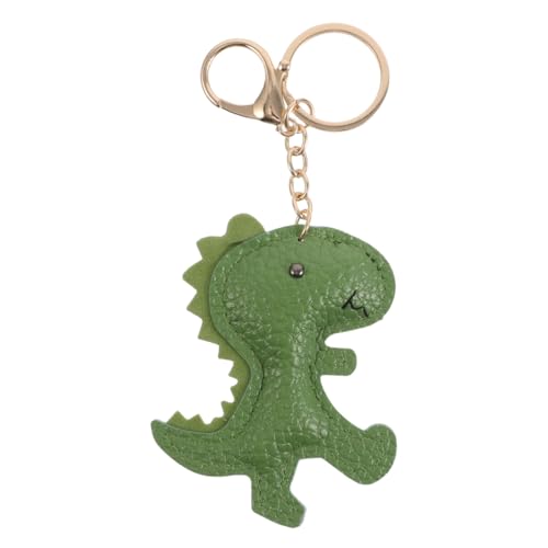 VERDANVERSE Dinosaurier-SchlüSselanhäNger Aus Pu – SüßEr GrüNer TaschenanhäNger FüR Damen Und MäDchen – SchlüSselring Mit Tiermotiv FüR Rucksack Auto-SchlüSsel Geschenk