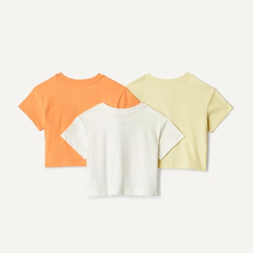 Image of Amazon Essentials Girls and Toddlers' Short-Sleeve T-Shirts