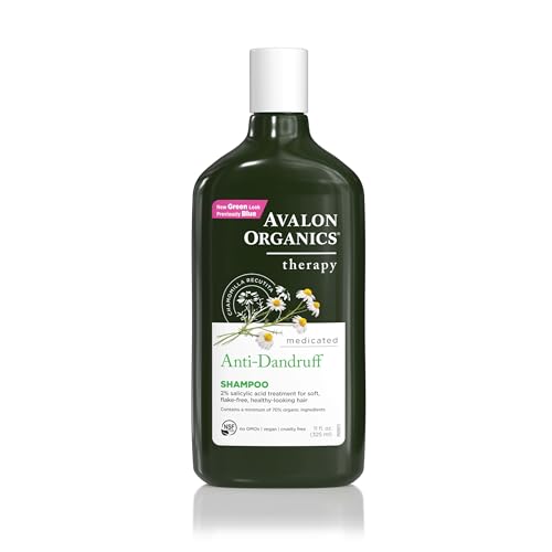 Avalon Organics All Natural Dandruff Therapy Shampoo, 11 Fl Oz