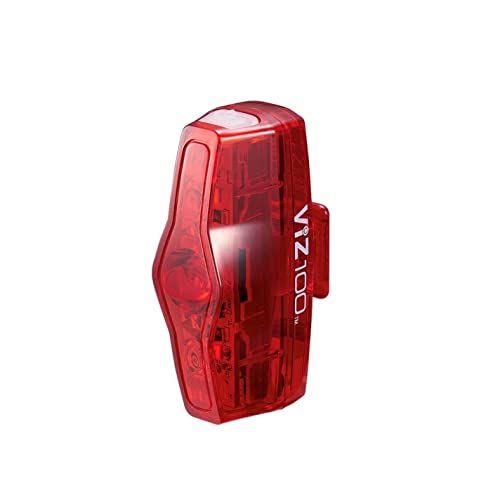 Image of CatEye VIZ 100 Rear Bike Light: Compact, 100 Lumens, USB Rechargeable for Urban Cycling Safety