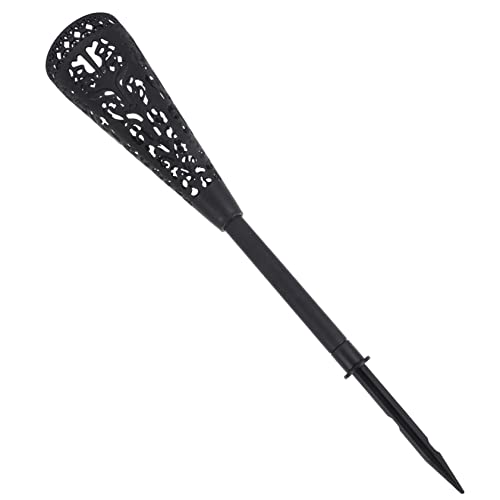 MAGICLULU Jarrón De Cemento Cónico para Flores De Cementerio, 2 Piezas, Plástico Resistente Intemperie, Diseño Hueco con Drenaje, Soporte para Tumbas, Uso Funerario y Decoración Exterior