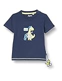 t shirt dunkelblau kinder fabric_type; 100% Baumwolle Sigikid Baby-Jungen Bio-Baumwolle für Kinder T-Shirt, Dunkelblau/Dino, 86