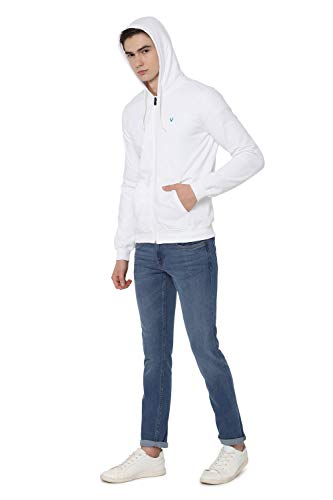 Image of Allen Solly Cotton Men Hooded Sweatshirt