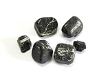 Jet Black Tourmaline 100 Grams Tumbled | Polished Crystals Healing | Natural Stones | Feng Shui | Ch