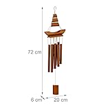 Zoom IMG-2 relaxdays campane a vento canne Zoom IMG-2 relaxdays campane a vento canne