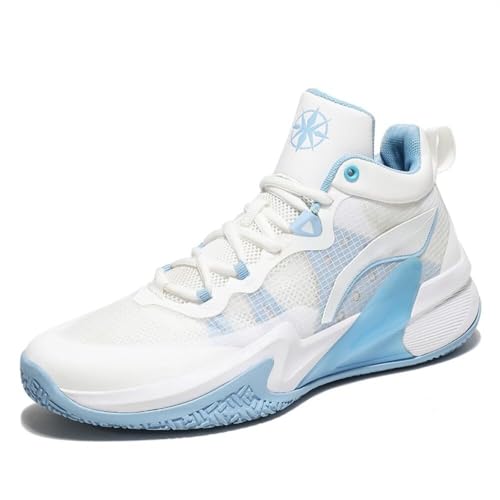 Men's Basketball Shoes are Breathable Wear-Resistant Anti Slip Rebound Cushioning Grip Sports Training Boots
