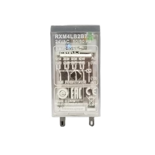Relais intermédiaire RXM2LB2BD à commutation rapide et contacts argent pour automates