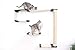 CatastrophiCreations Cat Mod Climb Track Handcrafted Wall Mounted Cat Tree Shelves, English Chestnut/Natural, One Size (528375911ENNAT)