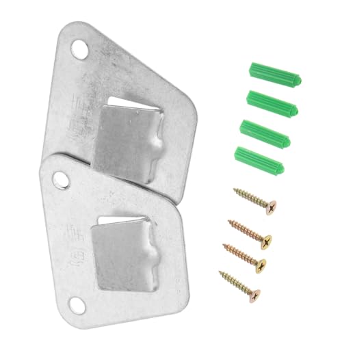 BUGUUYO 1set Wall Mount Holder Bracket for Range Hood Sleek Kitchen Supply Easy Installation Compatibility Models Side Bracket Elegant Design for Modern Kitchens