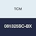 TCM 081325SC-BX NBR(Buna Rubber)/Carbon Steel SC Type Oil Seal, 0.875" x 1.375" x 0.250"