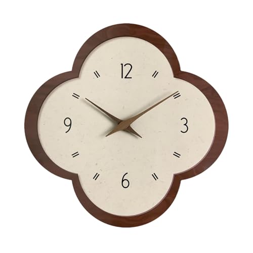 Horloge murale ornement créatif en forme de fleur au design silencieux haut de gamme