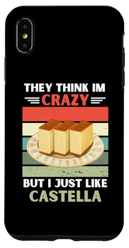 ���B���e�[�W They Think Im Crazy But I Just Like Castella Lover �X�}�z�P�[�X iPhone XS Max �p