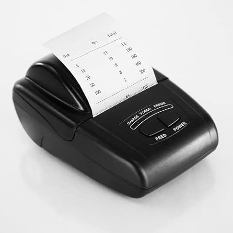 Cassida Universal Cash Handling Thermal Printer. Compatiable with Most Bill Counters (KP-1) Black Cover