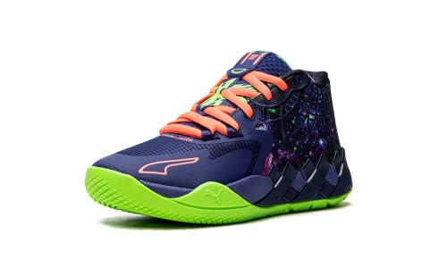 PUMA Youth MB1 JR Galaxy 376887 07 - Size 7C Elektro Blue/Green Gecko4