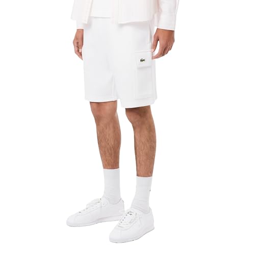 Image of Lacoste Men's Cotton Fleece Cargo Shorts