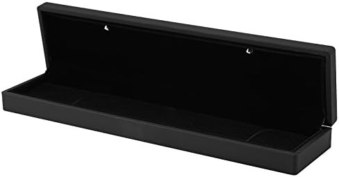 4 tipi Cofanetto a anello/ciondolo/braccialetto/collana con LED luminosa Scatola Portaoggetti Espositore di gioielli Boîte À Collier