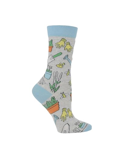 Image of WHD Garden Tool Crew Socks for Women & Men | Fun Veggie Gardening Socks, Nature Lover Gift