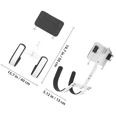Adjustable Snare Drum Carrier with White Back Frame and Shoulder Strap Marching Band Drum Harness for Easy Assembly and Percussion Accessories