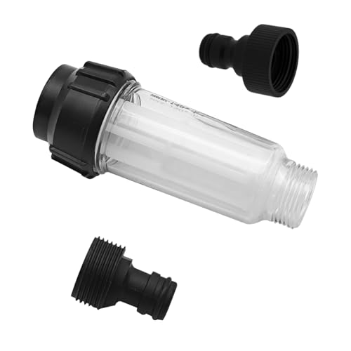 Image of STHIRA Pressure Washer Filter Kit Compatible with Karcher, Inlet Adapter | Debris Filtration, Helps Protect Pump, Plastic Housing, Inlet Filter and Quick Connector Adapters, Check Fit Before Use