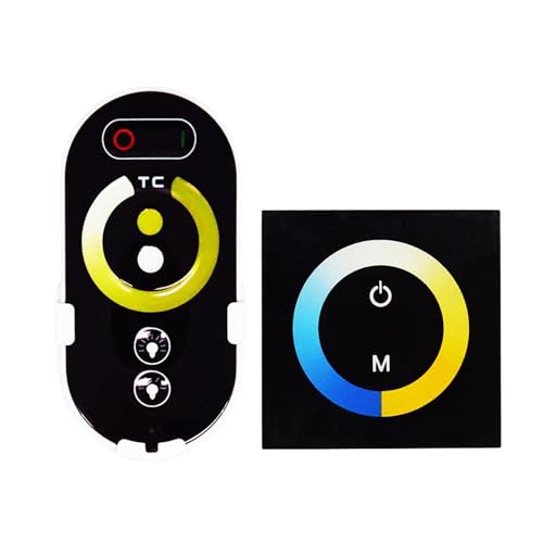 6-key touch panel controller LED light strip lighting colorful rgb panel wall 86 box switch controller LED dimmer(WM-TC004A-2CHR