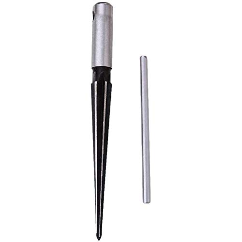 Taper Pin Reamers, 5-16Mm Bridge Pin Hole Hand Held Reamer T Handle Tapered 6 Fluted Chamfer Reaming Woodworker Cutting Tool (3/16-5/8) #TOP3