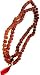 Pure Rudraksha 108 Beads Religious Rosary (Japa Mala) Beads Size 8mm