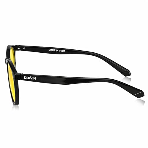 Image of Dervin UV Protected Yellow Lens Driving Polarized Sunglasses for Men & Women