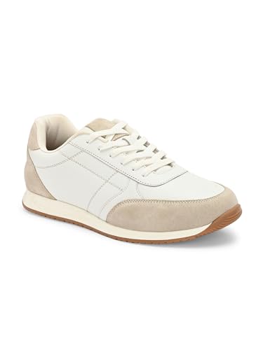 Image of Blue Leather by Centrino Genuine Leather Men's Sneakers | Leather Made Cushioned Insole Comfortable Shoes | Trendy & Stylish Modern Sneakers | Durable TPR Sole (4089)