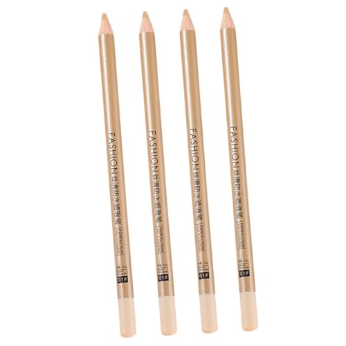 SAFIGLE 4 piezas Maquillaje Corrector Lápiz para Ojeras Manchas y Cicatrices Fácil de Aplicar Diseño Práctico para Viajes y Uso Diario