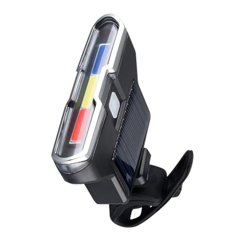 JUYAXIN サイクリング ソーラー テールライト 自転車 リア マウンテンバイク テール警告ランプ 充電式 ソーラー LED 自転車 リアライト