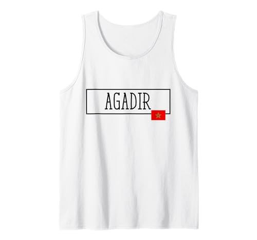 Agadir Marruecos Vacaciones Maruecos Souvenir Mujer Hombre Camiseta sin Mangas