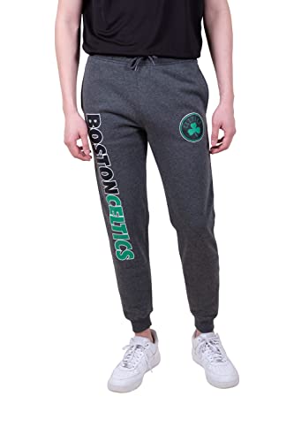 Ultra Game NBA Men's Soft Fleece Active Jogger Sweatpants