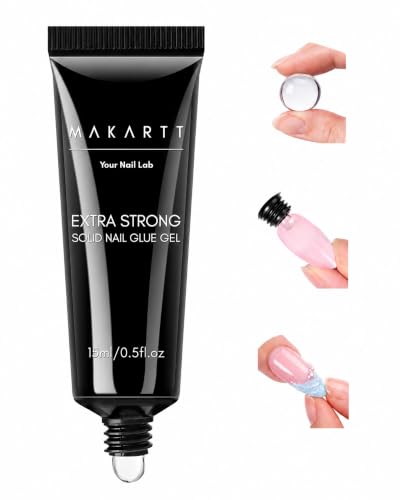 Makartt Solid Nail Glue Gel for Press On Nails...