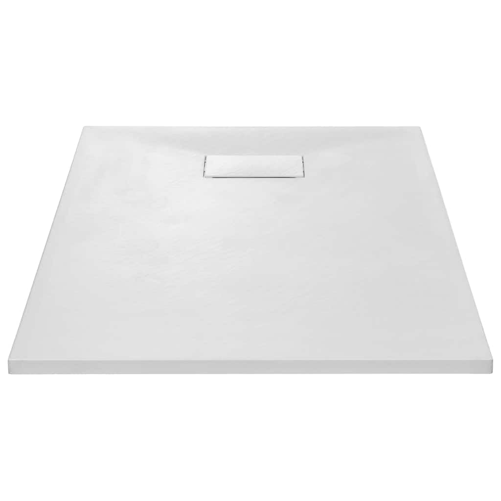 Plato de ducha SMC blanco 120 x 70 cm Umbral rebajado