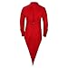 Mens Vintage Tailcoat Jacket Fancy Cool Cosplay Costume Robe Long-Sleeved Costume Cosplay Swallow-Tailed Coat Tuxedo Red