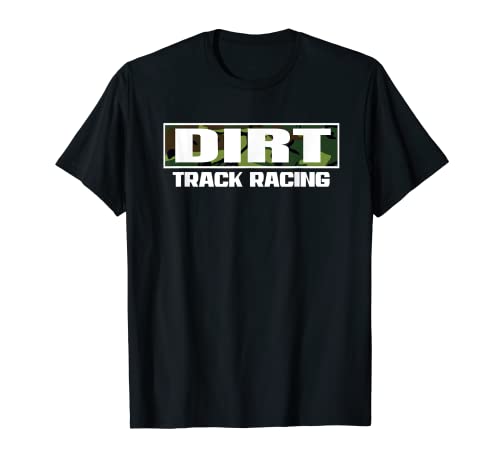 Dirt Track Racing Ropa Camo Racing Camiseta
